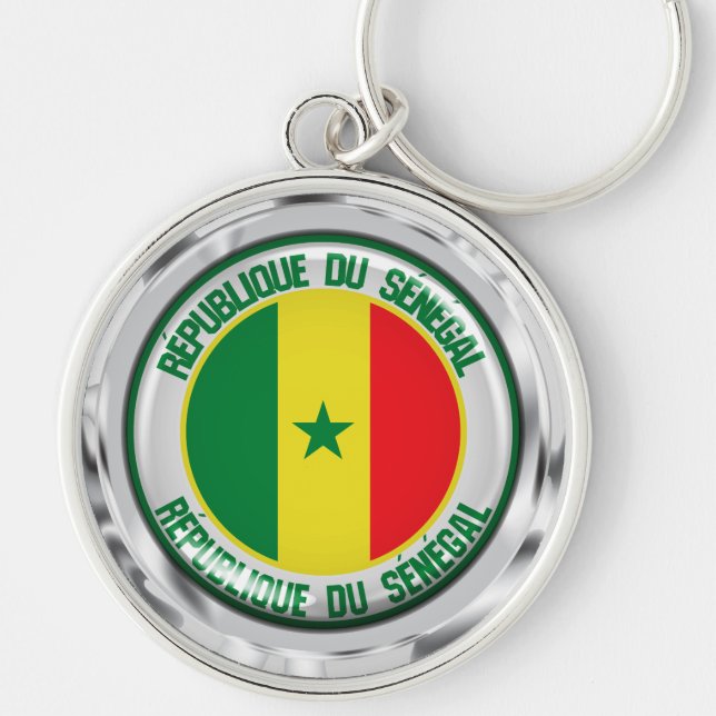 Llavero El emblema de la Ronda Senegal (Frente)
