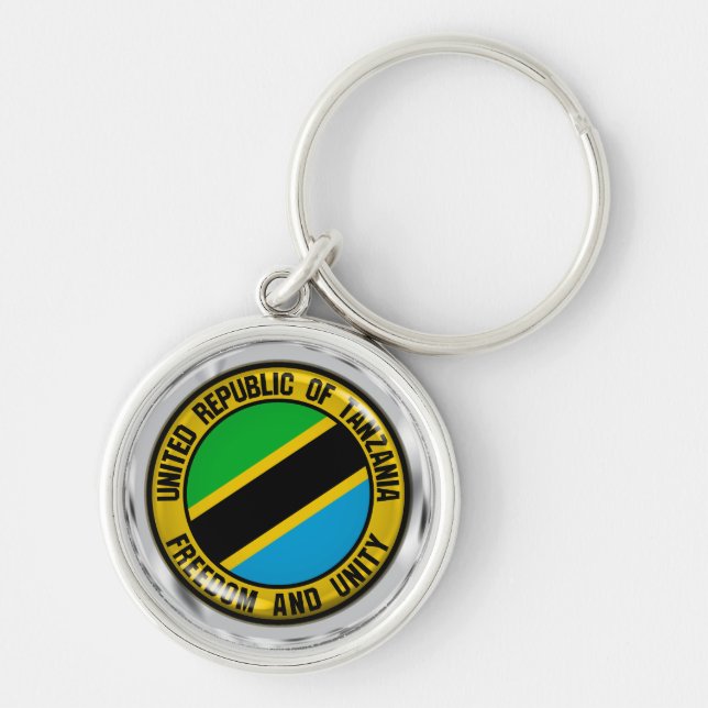 Llavero El emblema de la Ronda Tanzania (Frente)