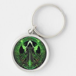 Llavero El Emblema De Los Parques Grim Reaper En Verde6