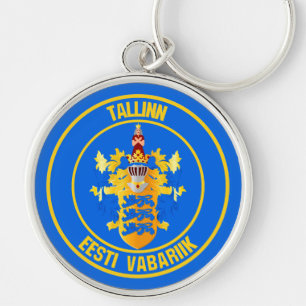 Llavero El Emblema redondo de Tallinn