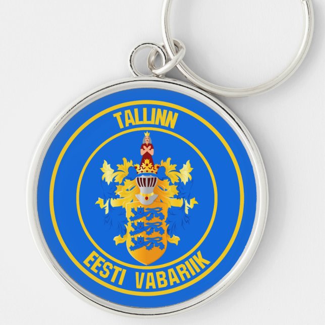 Llavero El Emblema redondo de Tallinn (Frente)