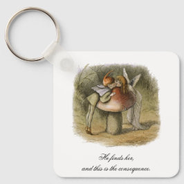 Llavero Él Encuentra A Su Romántico El día de San Valentín