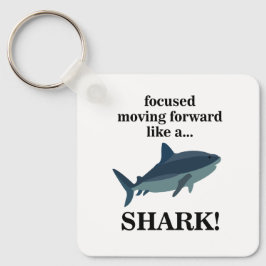 Llavero El Enfoque Del Tiburón Avanza Como Un Tiburón