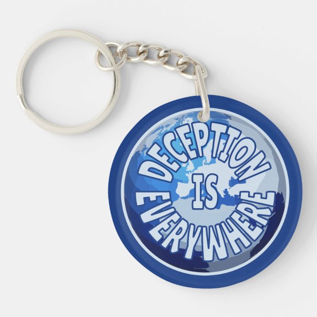 Llavero El engaño está por todas partes (Frente)