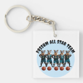 Llavero El equipo de baloncesto Possum All Star