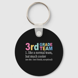 Llavero El equipo docente de tercer grado como un equipo n