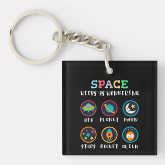 Llavero El espacio nos hace preguntarnos