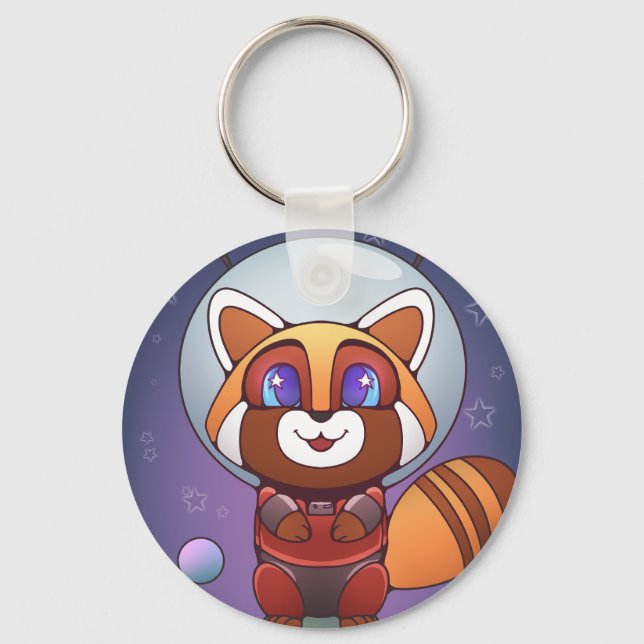 Llavero ¡El espacio Panda Chippy! (Anverso)