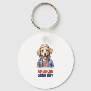 Llavero El estadounidense GoodBoy Dog