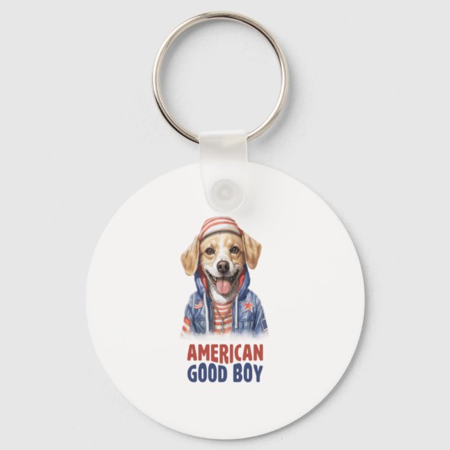 Llavero El estadounidense GoodBoy Dog (Anverso)