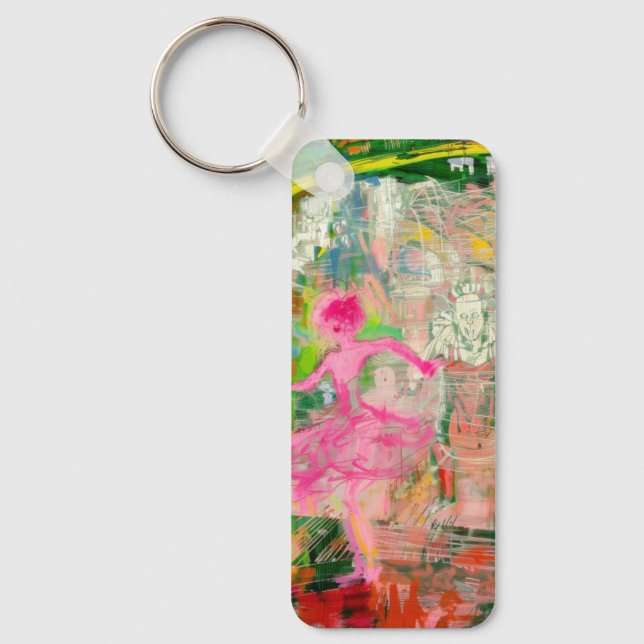 Llavero El estalker - Neon Ballet Chaos (Anverso)