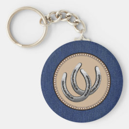 Llavero El estilo occidental de los caballos de la Plata L