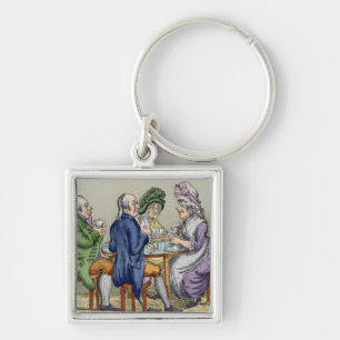 Llavero El fiesta de Whist (litho del color)