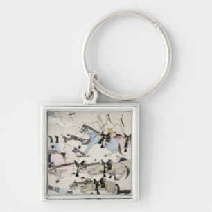 Llavero El final de la batalla (tinta en el papel)