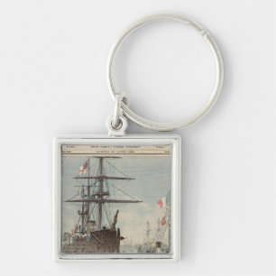 Llavero El flotilla francés en Portsmouth