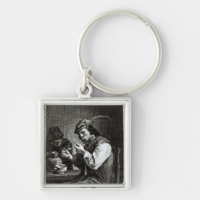 Llavero El fumador flamenco (Frente)