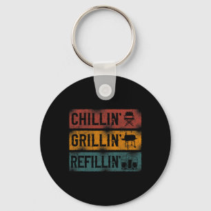 Llavero El fumador paro Chillin' Grillin' Refillin'
