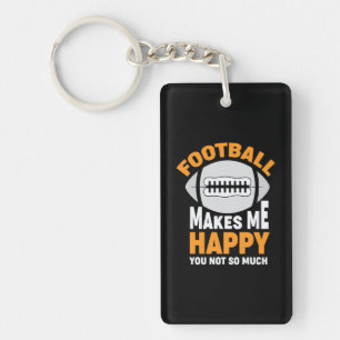 Llavero El fútbol americano me hace feliz