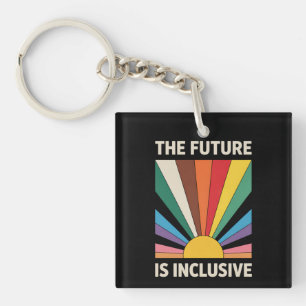 Llavero El Futuro Es Inclusivo Orgullo LGBTQ Aliado Arcoír