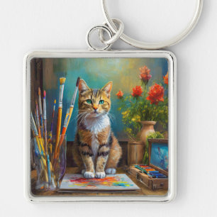 Llavero El gato artístico