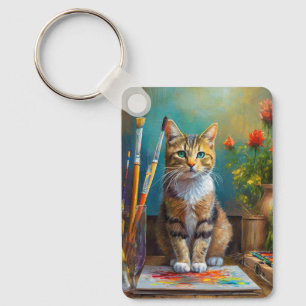 Llavero El gato artístico