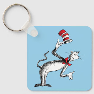Llavero El gato en el sombrero se inclina
