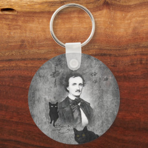 Llavero El gato negro - Monograma de Edgar Allan Poe