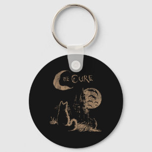 Llavero El Gato Vintage Cure Moon Funny El Amante De La Cu