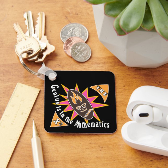 Llavero El genio está en las matemáticas (Escritorio )