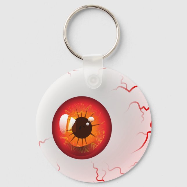 Llavero El globo ocular del horror rojo (Anverso)