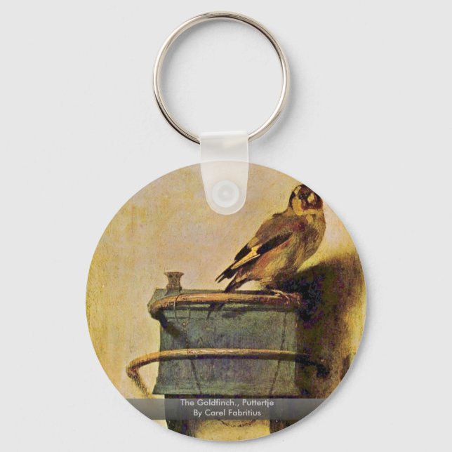 Llavero El Goldfinch, Puttertje De Carel Fabritius. (Anverso)
