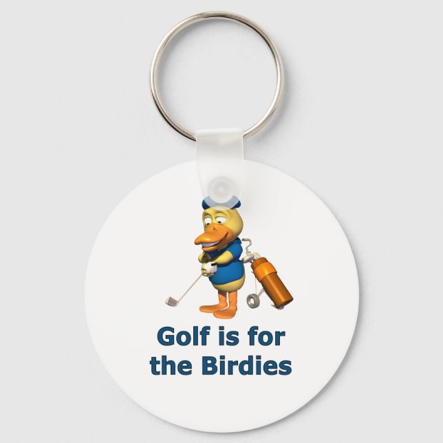 Llavero El golf es para los birdies (Anverso)
