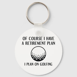 Llavero El Golfing del plan de retiro