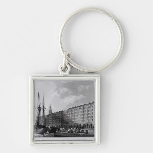 Llavero El Goree Warehouse, el muelle de George, Liverpool