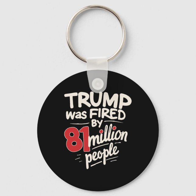 Llavero El gracioso humor sarcástico que Trump lanzó 81 mi (Anverso)