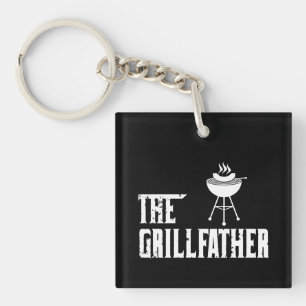 Llavero El Grillfather   Bbq   Barbeque   Grill Master