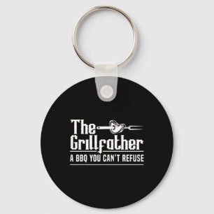 Llavero El Grillfather Bbq Parrilla Grillmaster Rbecue