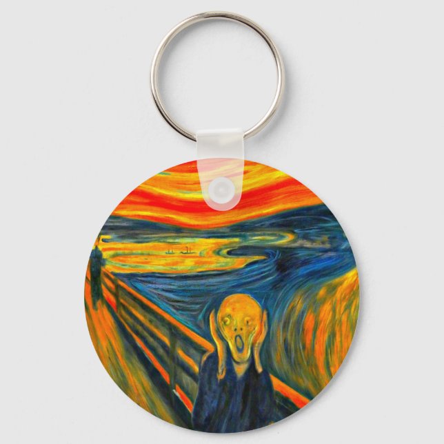 Llavero El Grito, Bella Artes de Munch, (Anverso)