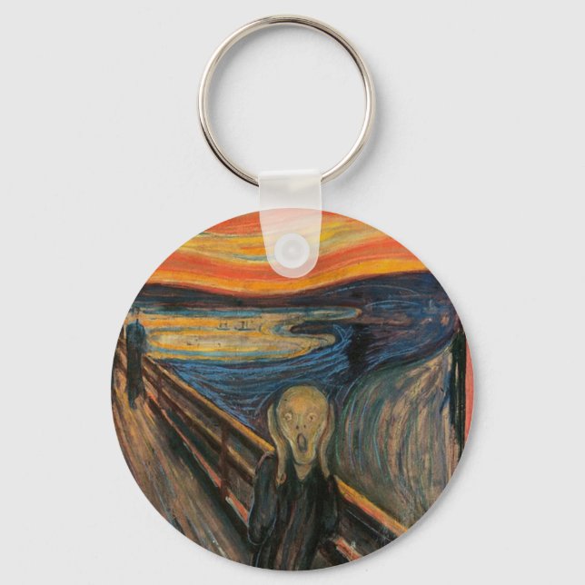 Llavero El grito de Edvard Munch (Anverso)