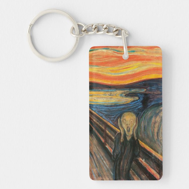 Llavero El grito de Edvard Munch (Frente)