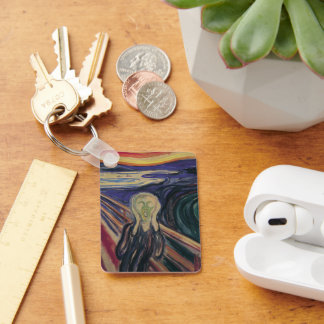 Llavero El Grito de Edvard Munch, Expresionismo Vintage