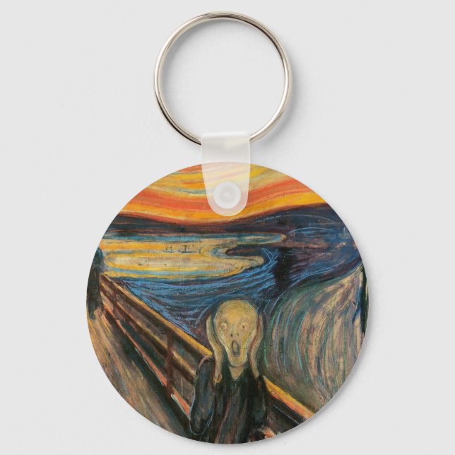 Llavero El grito - Edvard Munch (Anverso)