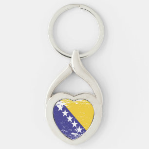 Llavero El Grunge Bosnia y Herzegovina señala por medio d