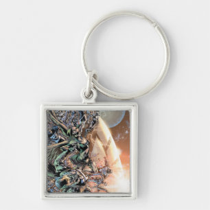 Llavero El grupo y la luna más negros de la noche