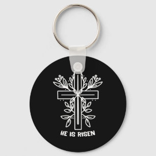 Llavero Él ha resucitado Cruz Jesús Religioso Día de Pascu