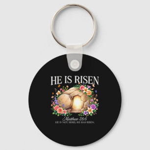 Llavero Él ha resucitado religioso cristiano pascua jesus 