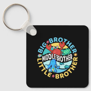 Llavero El Hermano Medio es un Hermano Grande y Pequeño