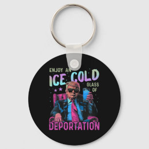 Llavero El Hielo Disfruta De Un Helado Frío De Deportación