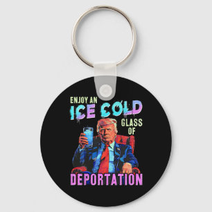 Llavero El Hielo Disfruta De Un Helado Frío De Deportación