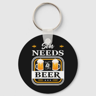 Llavero El Hijo Necesita Una Cerveza Novia Y Una Cerveza B